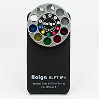 Holga iPhone 4 and 4S Lens and Filter Case, Black
