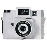 Holga Holgawood Series 120N Medium Format Fixed Focus Camera with Lens - Casablanca