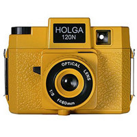 Holga Holgawood Series 120N Medium Format Fixed Focus Camera with Lens - Yellow Brick Road