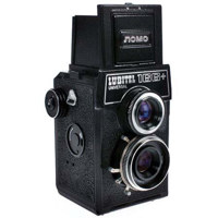 Lomography Lubitel 166+ Twin Lens Reflex Medium Format Camera with 35mm Conversion Kit