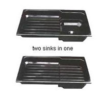 Adorama / Delta Plastic Convertible 4' Sink Without Deep Well Cover (Insert), 48"x29"x11"