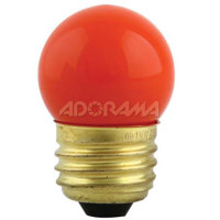 Adorama Mini Darkroom Safelight Bulb, 7.5 Watt Light Amber (OC) Filtered image