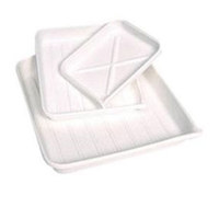 Cesco Plastic Print Developing Tray with Ribbed Bottom, 11"x14"x3" Deep, Set of Three Trays.