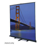 Da-Lite Floor Stand for the Floor Model C Projection Screens with Gray or Black Carpeted Housing