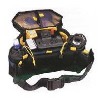 Domke Toad 20, Contoured Waist/ Hip Pack for SLR Cameras &amp; Accessories, Black &amp; Lagoon. image