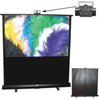 Draper Piper Portable Projection Screen, HDTV Format, 37.75" x 67.25", 77" Diagonal, Matte White Surface