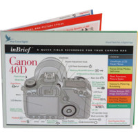 Blue Crane inBrief Quick Field Reference Cards for the Canon 40D Digital Camera. image