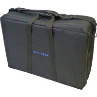 Elmo HQ50Y Padded Soft Polyethylene Carrying Case with Padded Interior for HV-5000/HV-7000 or HV-8000, 2-Carry Handles, Black