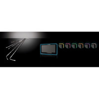 Elexa Level Mount, 7 Color, Large Ambient Light Kit with Two 32" LED Tubes and Two 9" LED Tubes