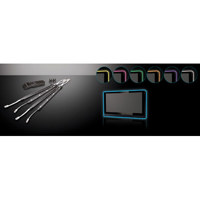 Elexa Level Mount, 7 Color, Medium Ambient Light Kit with Four 9" LED Tubes