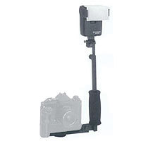 Siegelite Stratos M660 Zoom Flash Bracket for Most 35mm &amp; Digital SLR Cameras, Aluminum image