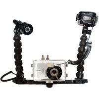 Fantasea Double Nano Set, with XL Tray, Two Arms, &amp; Nano Focus Light &amp; Flash. image