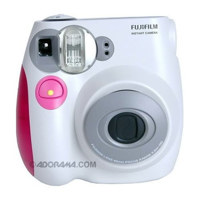 Fujifilm Instax Mini 7S Instant Film Camera (White with Pink trim)