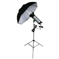 Flashpoint II 2420 Monolight Kit, 1200 Watt Second, One Monolight Kit with Stand and Umbrella.
