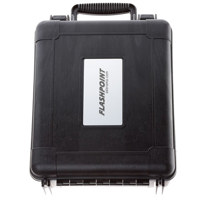 Flashpoint Water resistant Case with Diced, Cubed Foam Insert, #UW1400 Interior Dimensions: 12.5x10.5x5.75" Black