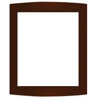 Dennis Daniels Basic Curve Wood Molding Frame for an 8" x 10" Photograph, Color: Dark Walnut. image