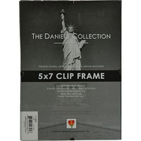 Dennis Daniels Glass Clip Picture Frame for a 5&quot; x 7&quot; Photograph image
