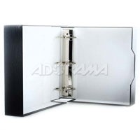 Century Archival #1112D 11" x 11" Clamshell Three Ring Album Box, Color: Black, 11-1/2" x 11-1/2" x 3"