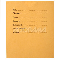 Savage 4" x 5" Kraft Negative Preserver Envelopes, Brown Paper, Pack of 50.