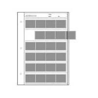 Adorama Archival 35mm Size Negative Pages Holds Six Strips of Four Frames, Pack of 100 image