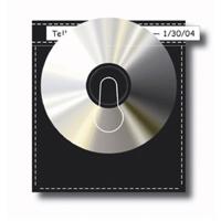 Print File CD / DVD Archival Storage Page Holds One Disc per Side, Pack of 25 Pages.