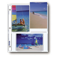 Print File Archival Photo Pages Holds Six 4x6" Prints, Pack of 500