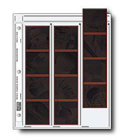 Print File Ultima Archival 120 Size Negative Pages Holds Three Sleeved Strips of Four 6x6 Frames, Pack of 100