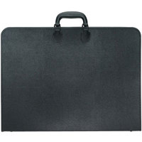 Prat Paris Start 2 Presentation Portfolio Case, Zippered Binder with Internal Holding Straps, 20" x 26" x 3", Cover Color: Black.