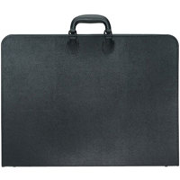 Prat Paris Start 2 Presentation Portfolio Case, Zippered Binder with Internal Holding Straps, 24" x 36" x 3", Cover Color: Black.