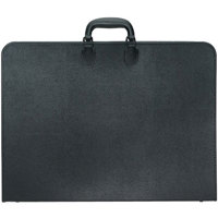 Prat Paris Start 2 Presentation Portfolio Case, Zippered Binder with Internal Holding Straps & 3 Carry Handles, 31" x 42" x 1", Cover Color: Black.