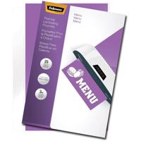 Fellowes Laminating Pouch, Restaurant Menu Size, 3 Mil Thick, Pack of 25