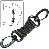 Adorama Universal Strap Attachment (U.S.A.). Used to Attach Accessories to Slinger Bags. Great as a Key Chain holder.