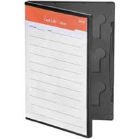 Gepe Archival Card Safe Store for 9 SD Cards, Black DVD Size Case w/Indexed Cover Sheet &amp; Print Holder image