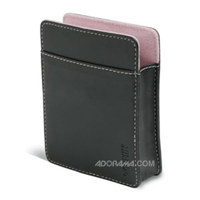 Garmin Carrying Case for the Nuvi 200 &amp; 300 Series GPS Units, Color: Black with Pink Lining image