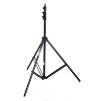Giottos 8' Air Cushioned Lightstand with Reversible 1/4" and 3/8" Mounting Stud, Chrome. image