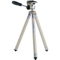 Giottos Rt-8160 8 Section Compact Tripod with 3-Way Ball Head, Maximum Height 40.5", Supports 1.8 lbs., Champagne image