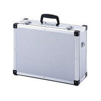 Hakuba Aluminum Attache L, Large Size Camera System Case with Adjustable, Closed Cell Dividers, (17.75" x 5" x 12.5" Inner Dimensions) image