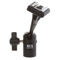 Hakuba Small Ball Socket Shoe with 1/4-20 Mount &amp; Accessory Shoe on Top image