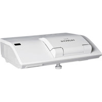 Hitachi CP-AW250N Ultra-Short Throw LCD Projector, 2500 ANSI Lumens, WXGA (1280 x 800) Resolution, 2000:1 Contrast Ratio, Full Network Connectivity