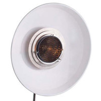 Hensel White Surfaced ACW Beauty Dish Reflector Kit with Grid & Holder, for EH Heads - 22" (56cm)