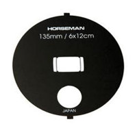 Horseman Viewfinder Mask Covers 6x7 cm, 6x9 cm and 6x12 cm Formats with the Normal 135mm f6.8 Grandagon Lens on SW-612 Cameras.