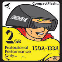 Hoodman Pro 2 GB, 150x - 133x High Speed Compact Flash Memory Card image