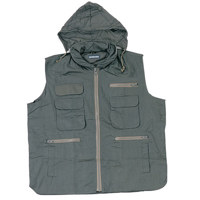 Humvee 100% Cotton Ranger Vest - Olive Drab (OD) - Medium