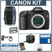 Canon EOS 50D Digital SLR Camera Dental Kit - Deluxe Version - with Canon EF 100mm f/2.8 USM Macro Lens, Canon Macro Ring Lite MR-14EX, Spare BP511 Type Battery, AA NiMH Batteries w/Charger, 8GB Compact Flash Card, Card Reader, Backpack / Shoulder Bag