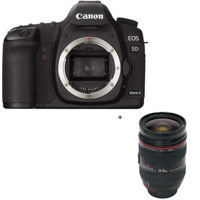 Canon EOS-5D Mark II Digital SLR Camera with Canon EF 24-70mm f/2.8L USM AutoFocus Wide Angle Telephoto Zoom Lens - USA Warranty