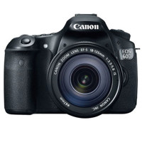 Canon EOS 60D Digital SLR Camera Body Kit, 18 Megapixels, Black with EF 18-135mm f/3.5-5.6 IS Lens - U.S.A. Warranty