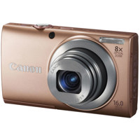 Canon PowerShot A4000 IS Digital Camera, 16Megapixels, 28mm Wide-Angle Lens, 3.0" LCD Display, 8x Optical Zoom, Built-in Flash, Pink