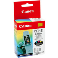 Canon BCI-21Clr, Color Ink Cartridge for Many BJC, FaxPhone & Multipass Series Inkjet Printers.