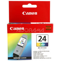 Canon BCI-24C, Color Ink Cartridge for Many i, S, Pixma & MultiPASS Series Inkjet Printers.