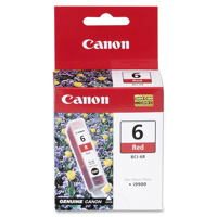 Canon BCI-6R Red Ink Cartridge for the i9900 & Pixma iP8500 6 Color Inkjet Printers.